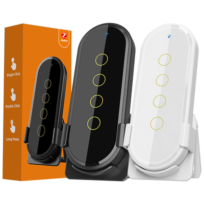 acheter Tuya ZigBee Smart Home Scene Switch 4 Gang 12 Scene Touch Light Switch télécommande à distance App de vie intelligente fabrication en ligne