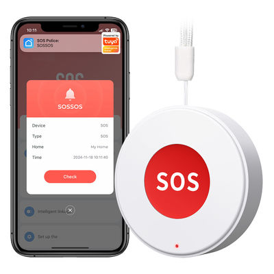 buy Tuya WIFI bouton d'appel SOS intelligent Gardien sans fil Pager système d'appel intelligent Infirmière appelant les personnes âgées Alerte système d'aide au patient Smart Life fabrication en ligne