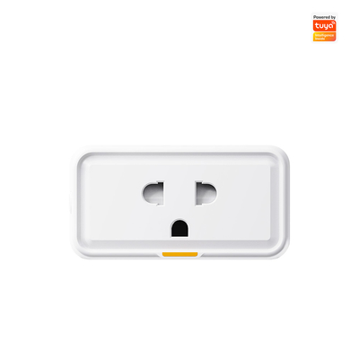 Tuya Smart WiFi Socket 16A Plug avec chronométrage, surveillance de l'alimentation électrique, compatibilité Alexa et Google Home, application Smart Life pour la maison intelligente
