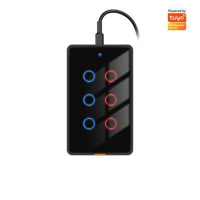 Tuya WiFi Switch Touch Type C, RF433 sans fil, avec minuterie et contrôle vocal, compatible avec Alexa, Google Home et les applications Smart Home