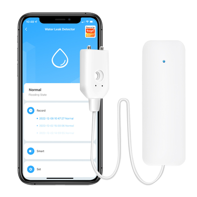 Bon prix Tuya Smart Wifi Capteur de fuite d'eau Détecteur d'inondation APP de vie intelligente Alertes de notification Alarme Sécurité à domicile en ligne