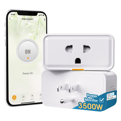 Bon prix Tuya prise de courant Moniteur d'alimentation Smart Life Alexa Google Home WIFI prise de courant 16A prise de courant Smart Home en ligne