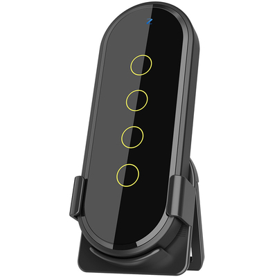 Bon prix Tuya ZigBee 4 Gang Smart Scene Switch 12 scènes personnalisées, contrôle tactile, fonctionnement à distance, application Smart Life compatible en ligne