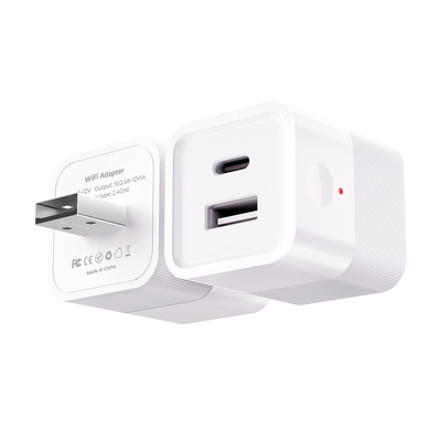 Bon prix Tuya Smart WiFi Mini Power Adapter Portable 5V Micro USB et prise de charge de type C avec contrôle APP, commandes vocales, chronométrage, support Alexa pour les bandes lumineuses en ligne