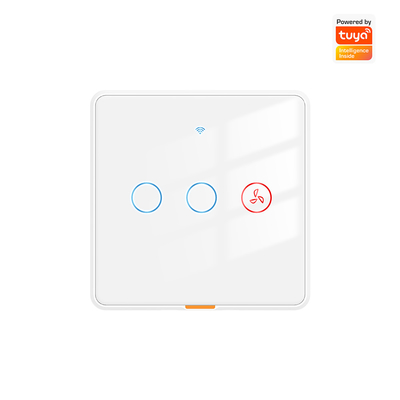 Bon prix Tuya Fan Switch Timer Control Voice Pas de fil neutre requis Muro Smart WiFi RF433 et interrupteur de lumière pendant en ligne