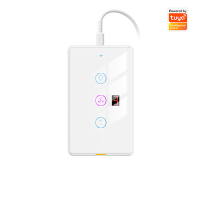 Bon prix Tuya WiFi Fan Light Switch Type C avec minuterie et contrôle vocal, compatible avec Alexa et Google Home pour l'automatisation de la maison intelligente en ligne