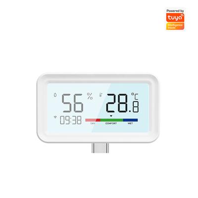 Bon prix Sensor d'hygromètre et de thermomètre en intérieur WiFi avec rétroéclairage, contrôle à distance de l'application, intégration vocale pour Alexa et Google Home en ligne