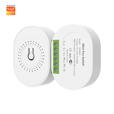 Bon prix SMATRUL Tuya WiFi régulation de la vitesse du ventilateur intelligent module de commutation DIY mini régulateur à distance à 220V pour Alexa Google Home en ligne