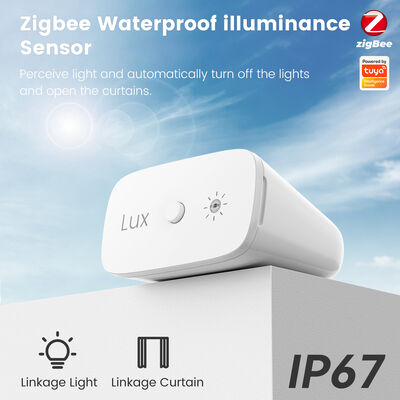 Bon prix Zigbee Tuya Smart Home Éclairage de la lumière Capteur Détection de la luminosité de la lumière Capteur de détection DIY Rideau relié IP67 étanche à l'eau et à la poussière en ligne